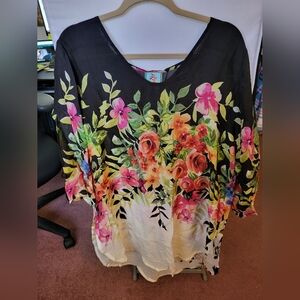 Johnny Was Floral Tunic